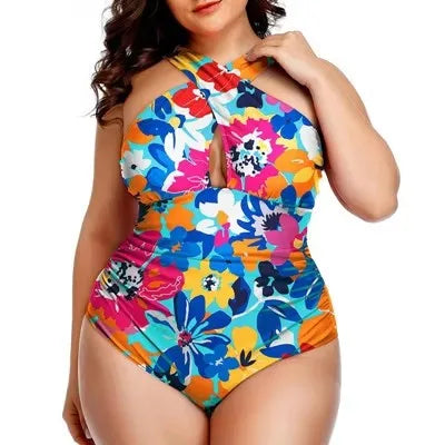 maillot de bain une pièce imprimé, grande taille, plage été 2025
