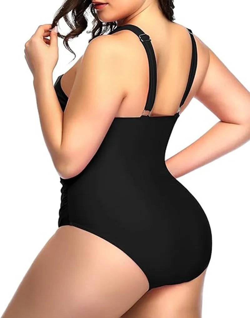 maillot de bain une pièce imprimé, grande taille, plage été 2025